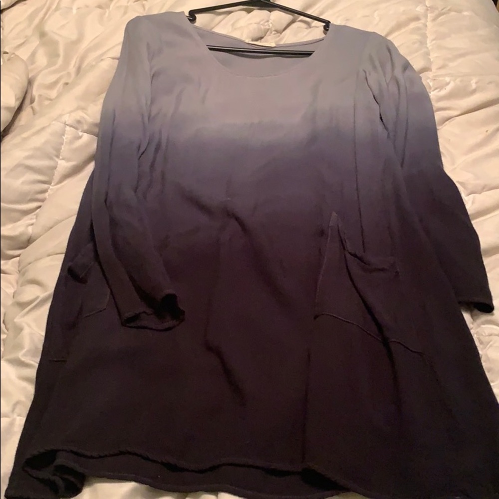 Loose ombré dress w pockets